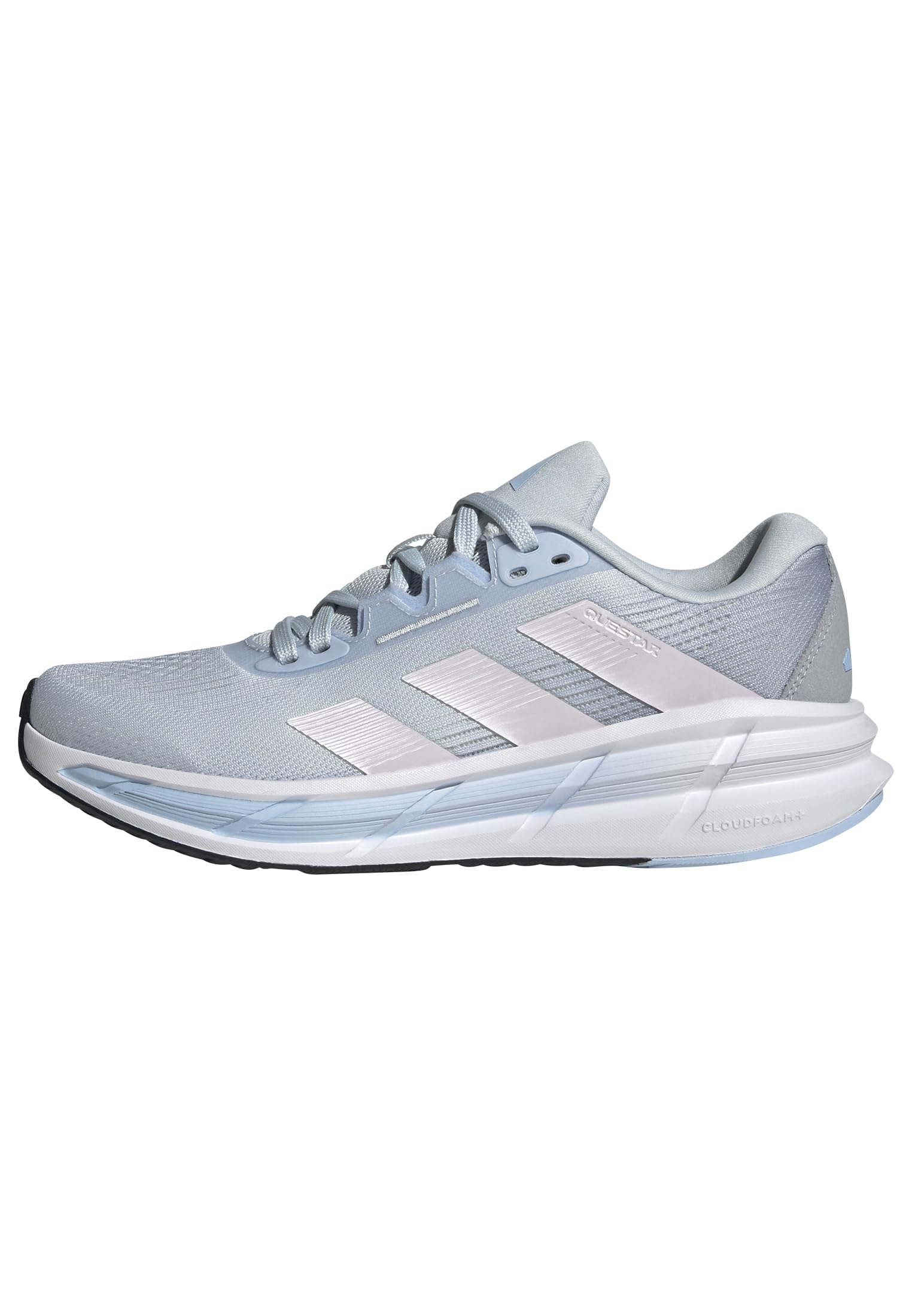 Adidas Women's Questar 3 Running, Halo Blue/Almost Pink/Blue, 6.5 Image