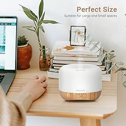 Homeweeks 300ml Essential Oil Diffuser, Quiet