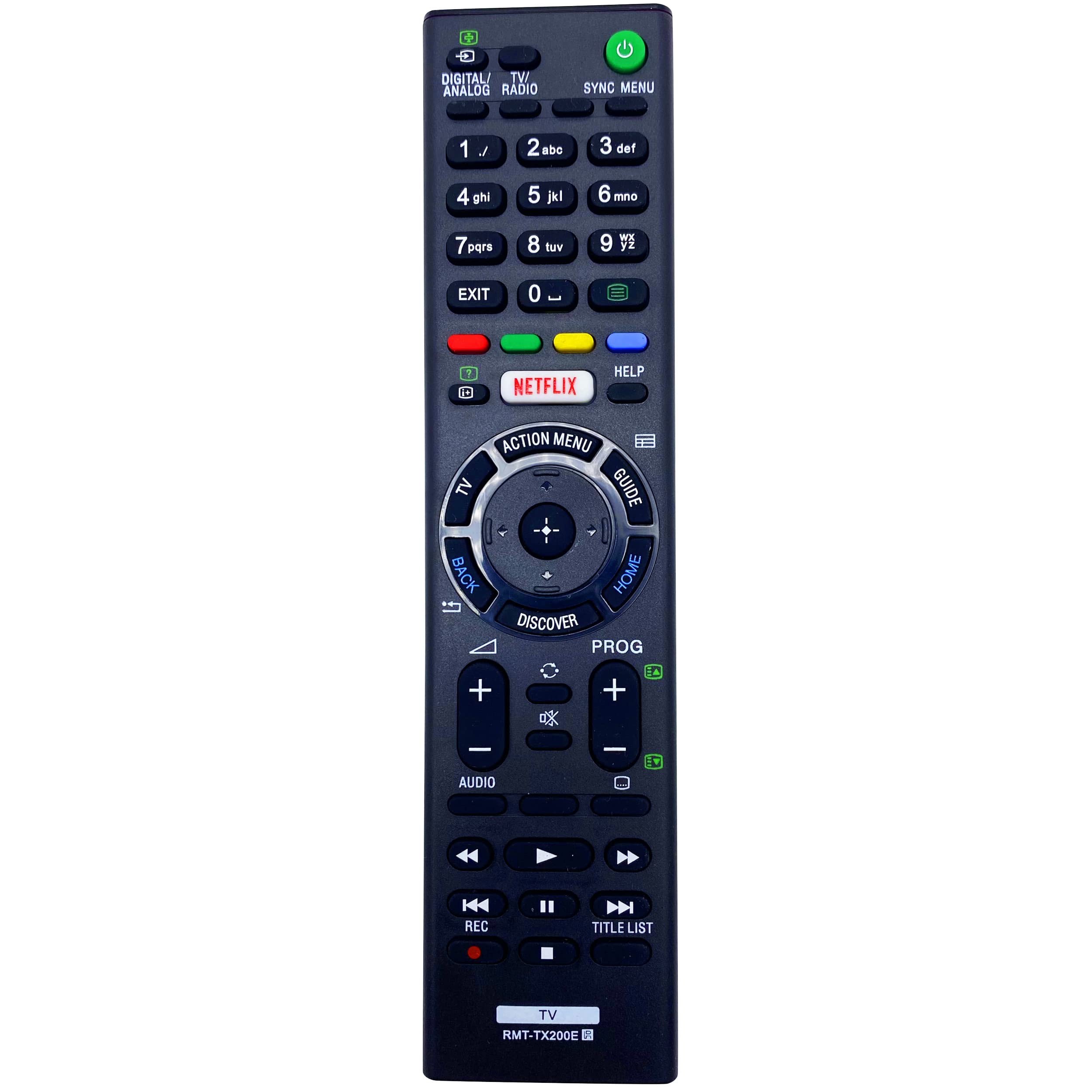 Leankle Remote Controller RMT-TX200E for Sony TV KD-49XD7004, KD-49XD7005, KD-50SD8005, KD-55XD7004, KD-55XD7005, KD-65XD7504, KD-65XD7505