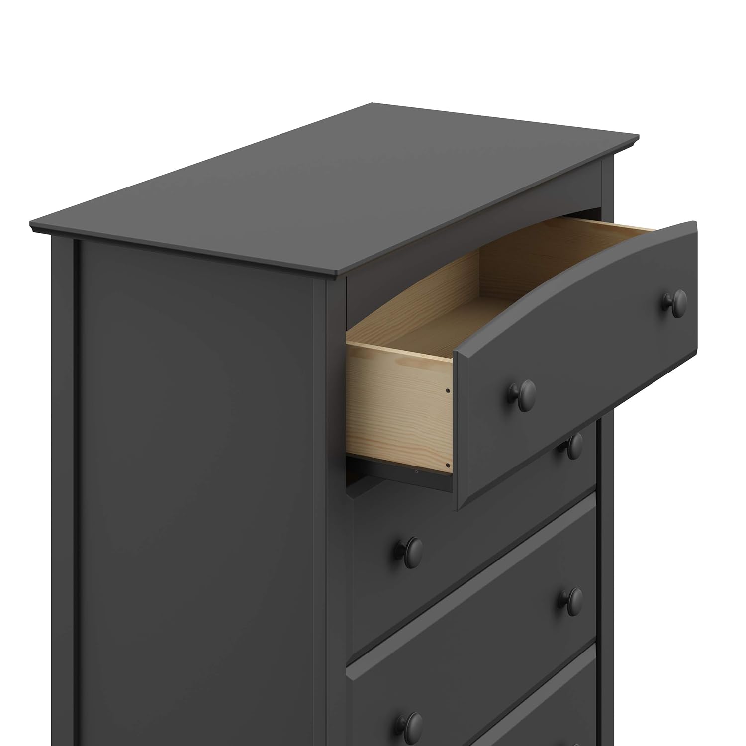Storkcraft Kenton 5 Drawer Universal Dresser, Gray, Kids Bedroom Dresser with 5 Drawers, Wood and Composite Construction, Ideal for Nursery Toddlers Room Kids Room : Baby