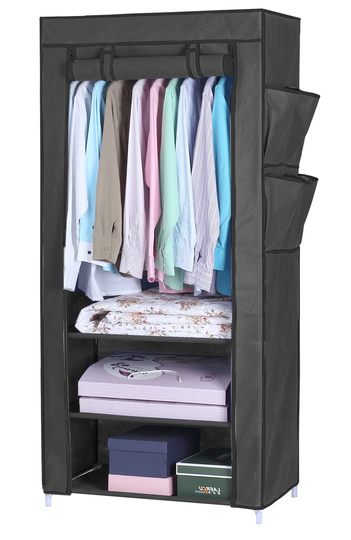 HERSIG-Armario-Ropero-Tela-Armario-de-Tela-para-Ropa-con-Cremallera-Armario-Tela-Resistente-con-Estantes