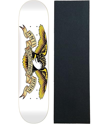 Amazon.com : Anti Hero Skateboard Deck Shaped Eagle Blue Meanie