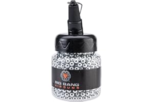 Evike Airsoft - Big Bang Air Guns 0.90g Steel 6mm Target BBS (NOT for Gaming USE) (Count: 1000 Rounds)