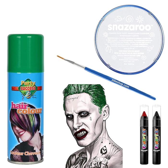 Buy Jared Leto Joker / Suicide Squad / Halloween Fancy Dress Makeup Kit