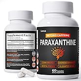 Paraxanthine Supplement – Clean, Crash-Free Energy for Focus, Cognitive, Exercise | Paraxanthine Beyond Caffeine | 60 Capsules