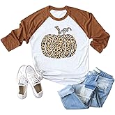 Pumpkin Shirts for Women Funny Halloween Clothing Fall T-Shirts Top