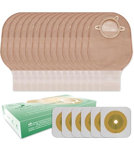 Amazon.com: ConvaTec Sur-Fit Natura + Two-Piece Closed-end Pouch