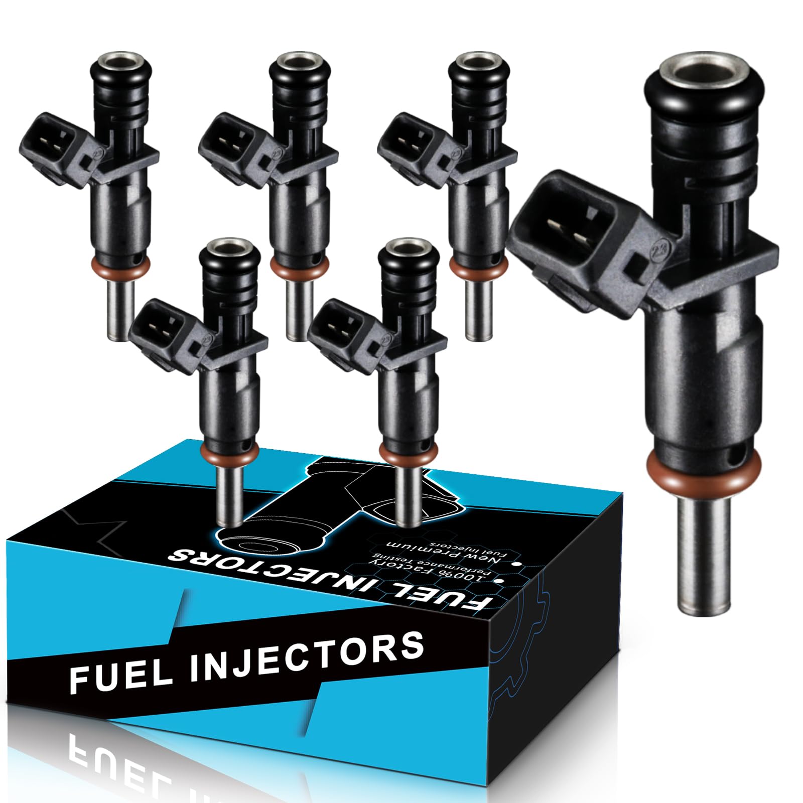 Photo 1 of YZHIDIANF 7531634 Fuel Injectors For:-BMW 328I 2007-2013 125I 128I 323I 325I 325XI 328XI 330CI 330I 330XI 525I 525XI (6PCS)