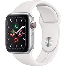 Amazon.com: Apple Watch Series 5 (GPS + Cellular, 40MM) - Silver 