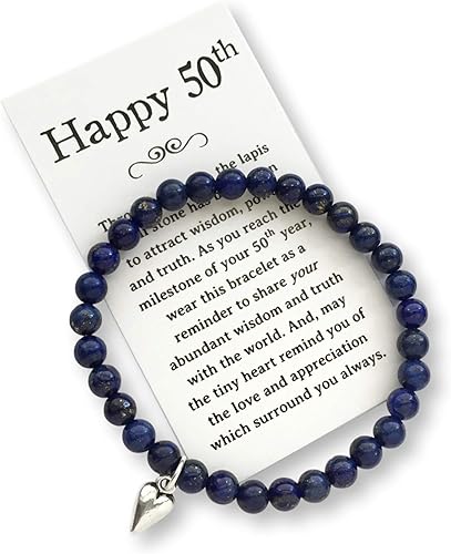 jewelry for woman's 50th birthday