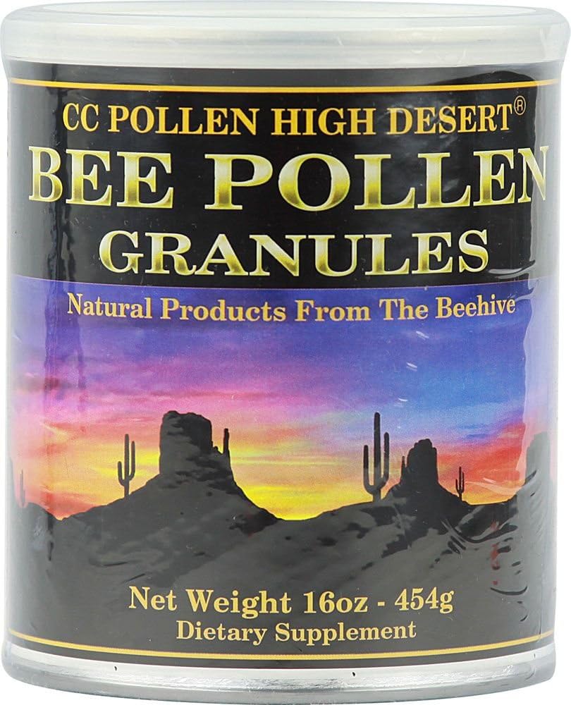 CC POLLEN Bee Pollen Granules Can, 16 OZ