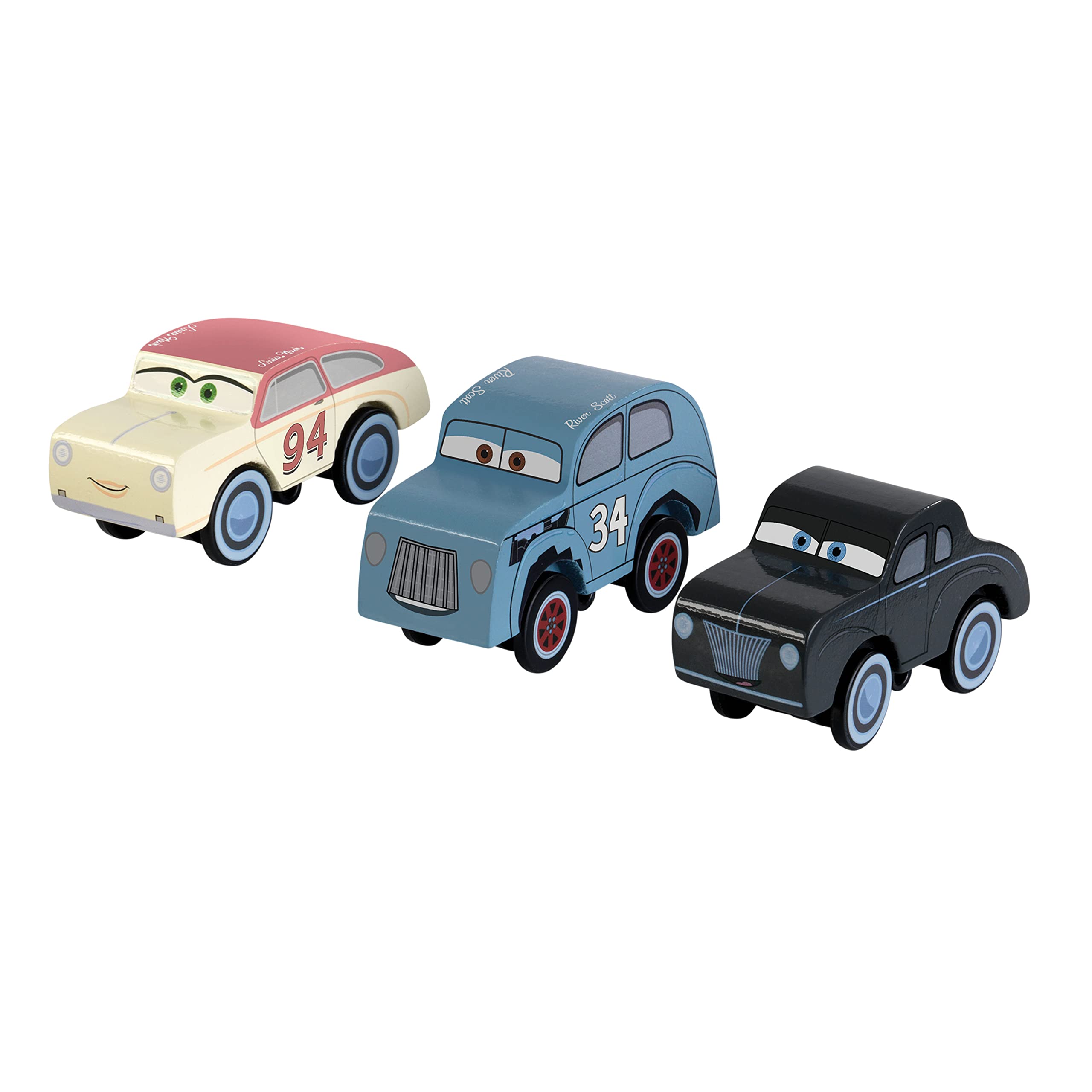 KidKraft 17215 Disney® Pixar Cars 3 3-Pack - Legends. Join River Scott, Tucker Moon and Louise “Barnstormer” Nash and remember every Disney® Pixar Cars 3 moment.