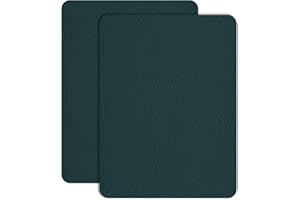 HUIMEILE Leather Repair Patch Tape 8×12 inch 2 pcs Furniture Leather Strong Self Adhesive Tape for Sofas Couch Car Seats Cabinets Bags Anti Scratch Patches First Aid Patch Fixing Leather Dark Green