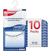 10 Moisture Absorbers for Closet, 16oz Humidity Absorber, Dehumidifier Bags | Hanging Dehumidifier Bags for Wardrobes, Kitchens, Bathrooms and Laundry, Eliminates Excess Moisture and Odors