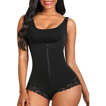 WünderWear Women's Seamless Shaping Bodysuit - Firm Control Thigh Slimmer, Grey, Size L/XL - View #6