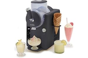GreenPan Frost Ice Cream Machine & Frozen Drink Maker, Soft Serve, Slushie, Milkshakes & Cocktails, No Freezer Needed, 15-in-