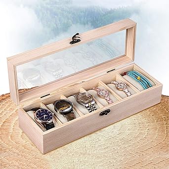 Caja de reloj caja de almacenamiento de relojes ca Caja de reloj 6