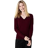 Style Republic 100% Pure Cashmere V-Neck Women's Sweater