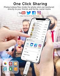 EATOP USB3.0 Flash Drive 32GB Phone Memory Stick