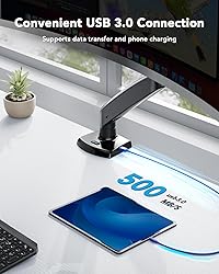 HUANUO Single Monitor Arm Holds 26.48