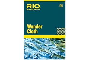 RIO PRODUCTS Rio Fly Fishing Wonder Cloth Fly Line Cleaner, White
