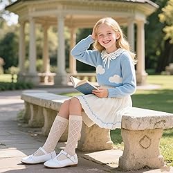 Tegeek Girls Toddler/Little Kid Mary Jane Flats