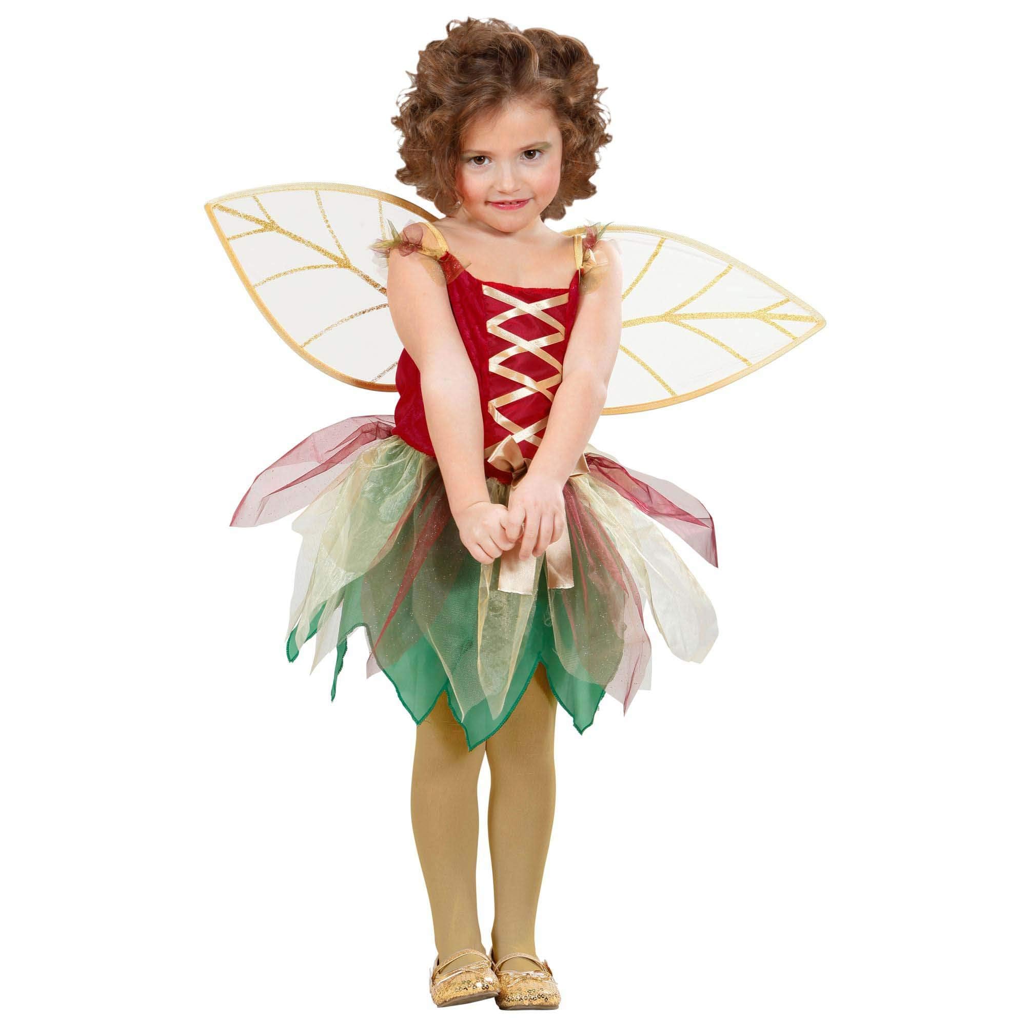 WIDMANN 12989 Fairy Costume for Children, Multicoloured, 110 cm / 3-4 Years