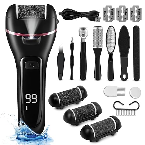 18 in 1 Foot File Pedicure Kit Tools Electric Callus Remover for Feet ...