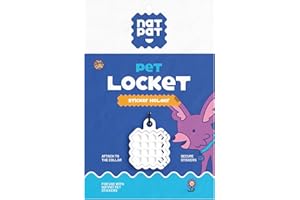 NATPAT Pet Locket – Holistic Pet Care Locket for Pet Zen Stickers & TrailPatch Tick Patches – Safe, Durable, and Non-Toxic