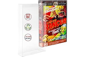 yoyobubu 15 Pack VHS Tape Protector Case | Sturdy Protective Sleeve for VHS Cassette Original Box | Long-Lasting Storage & Display Solution