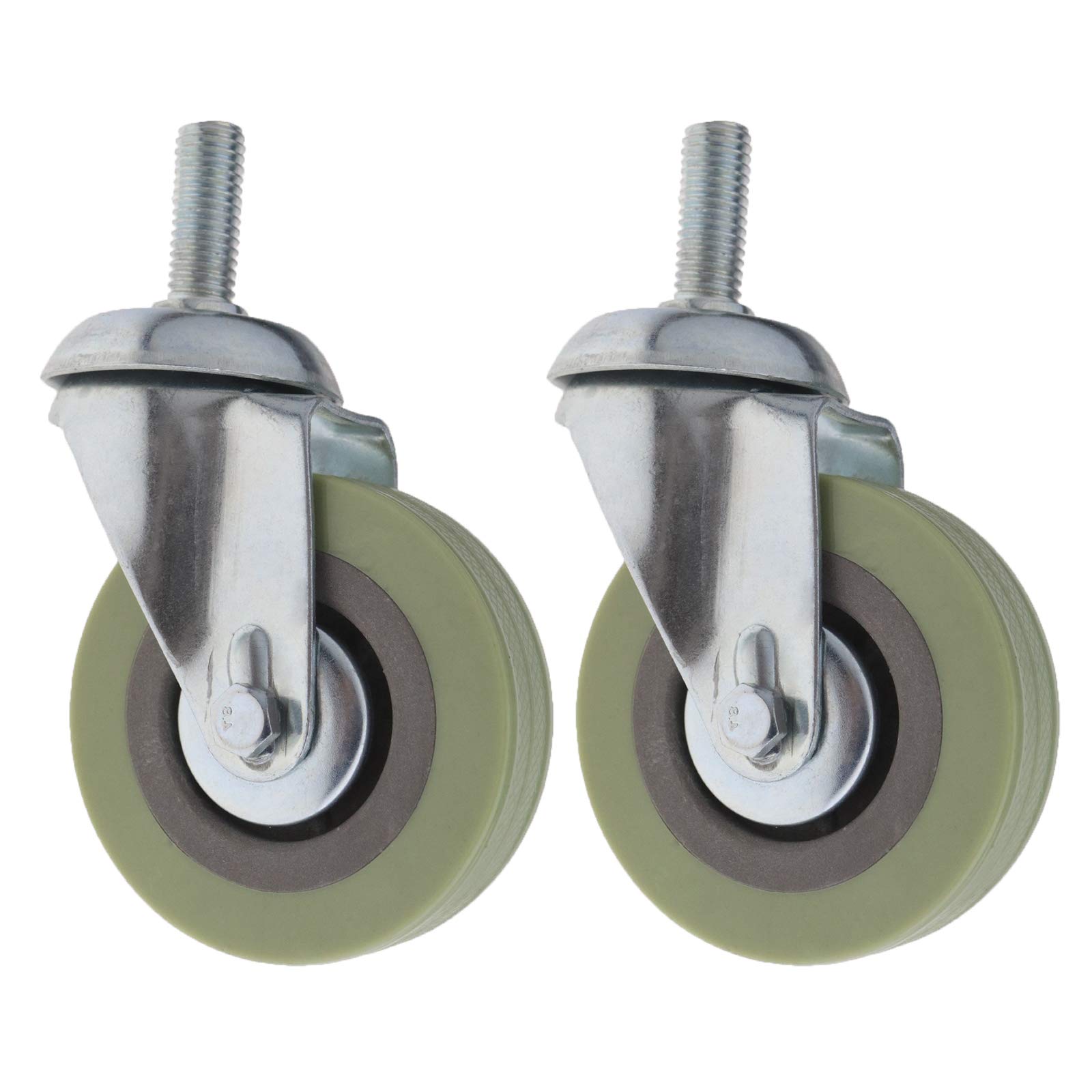 The Lord of the Tools 2pcs Omni-Directional Casters Furniture Universal Castors Wheels With M12 30mm Bolt For Chairs Trolley Shelves 50Kg/Per Castor