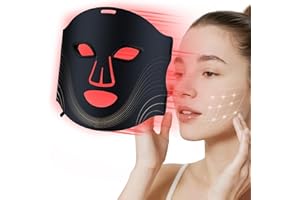 Medical-Grade LED Facial Mask, 7-Color Photon Therapy for Wrinkles & Collagen Boost, FDA-Cleared Anti-Aging Device for Face, 