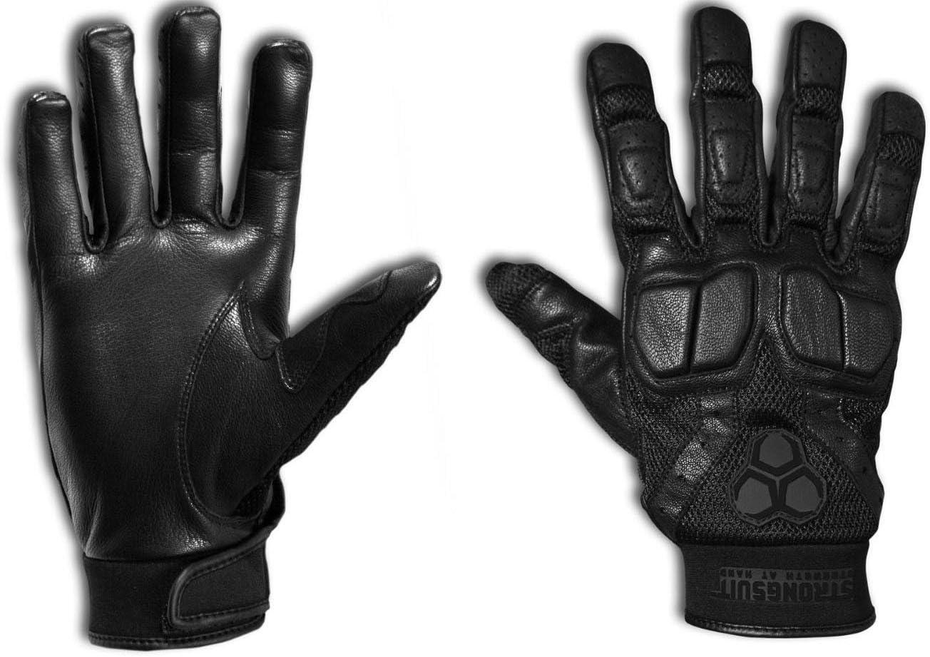 StrongSuit 40100-XL SWAT Leather Tactical Gloves, XL