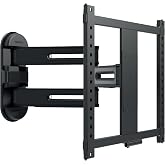 SANUS Height Adjustable Full Motion TV Wall Mount for 32-65&rdquo; TVs, UL Listed | Universal wall mount TV bracket swivels, tilts and extends 22&rdquo;, shift TV up or down 3&rdquo; for perfect placement