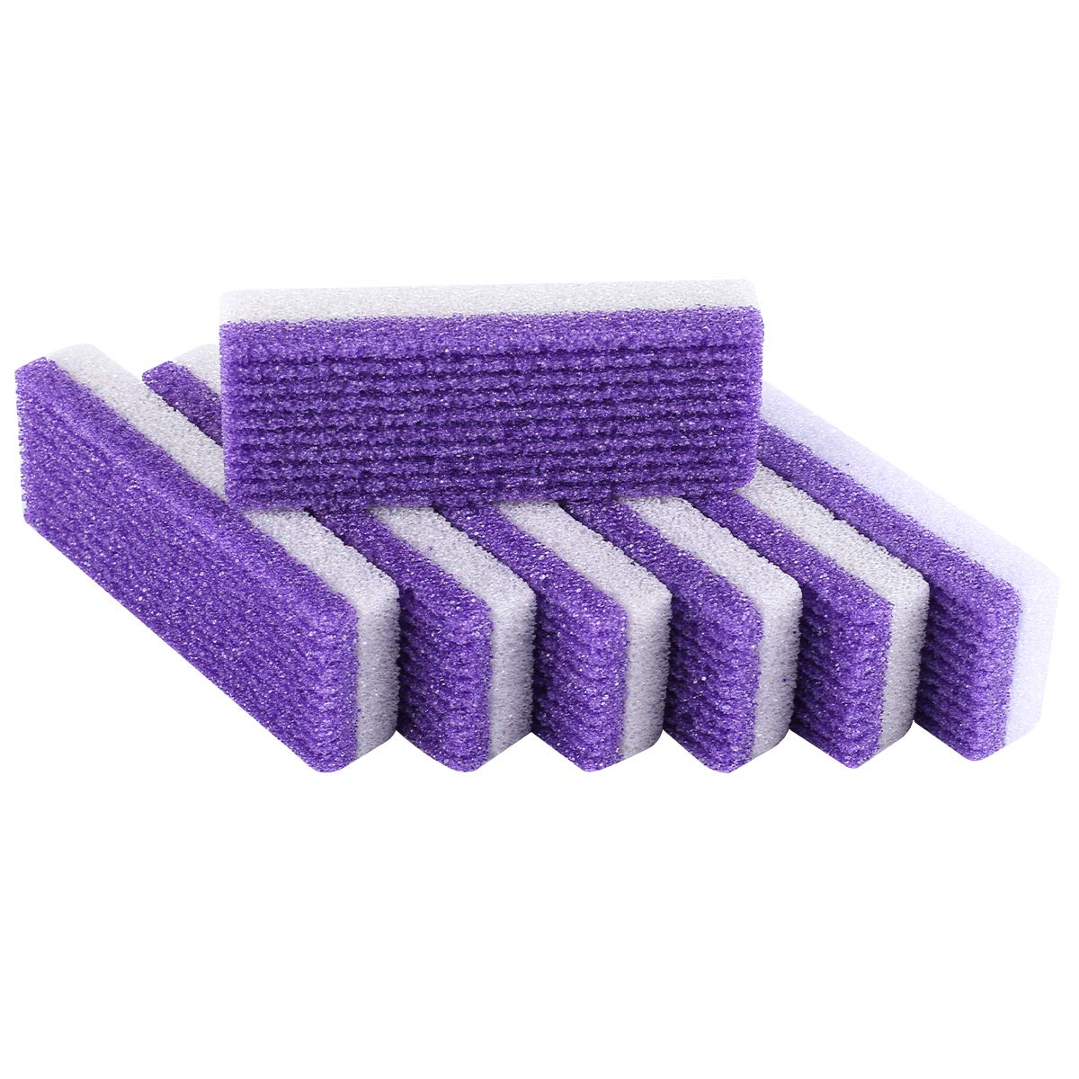 7Pc Foot Pumice Stone for Feet Hard Skin Callus Remover, 2 in 1 Foot Pumice Stone, Double Sided Hard Skin Callus Remover, Dead Skin Scrubber Pedicure Tools, Hard Skin Callus Remover for Feet and Hands: Beauty