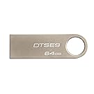 Kingston Digital DataTraveler SE9 64GB USB 2.0 Flash Drive (DTSE9H/64GBET)