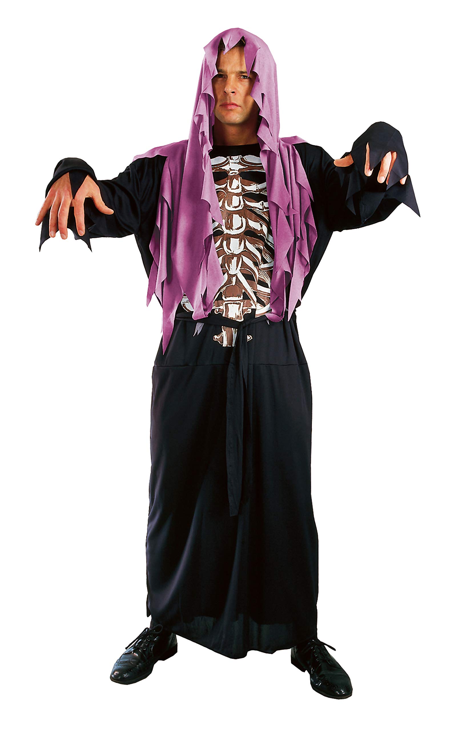 Ciao 62170 Lord of Darkness Shaytan Adult Costume (One Size), Black, Purple, Taglia unica