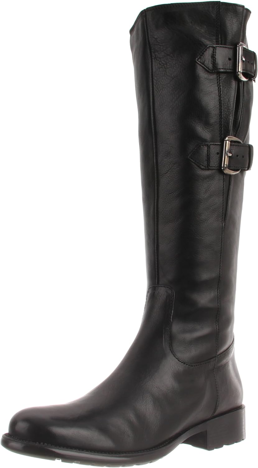 clarks black knee high boots