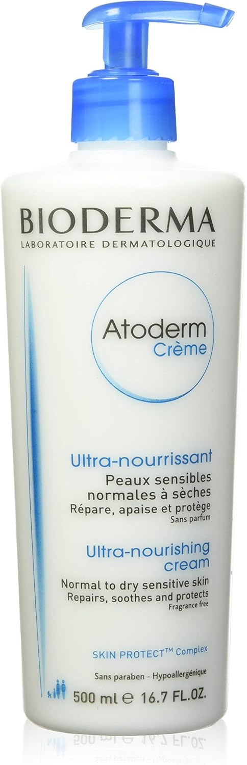 Bioderma Atoderm Cream Ultra Moisturiser, Ultra-Nourishing & Protecting Daily Face Cream & Body Cream