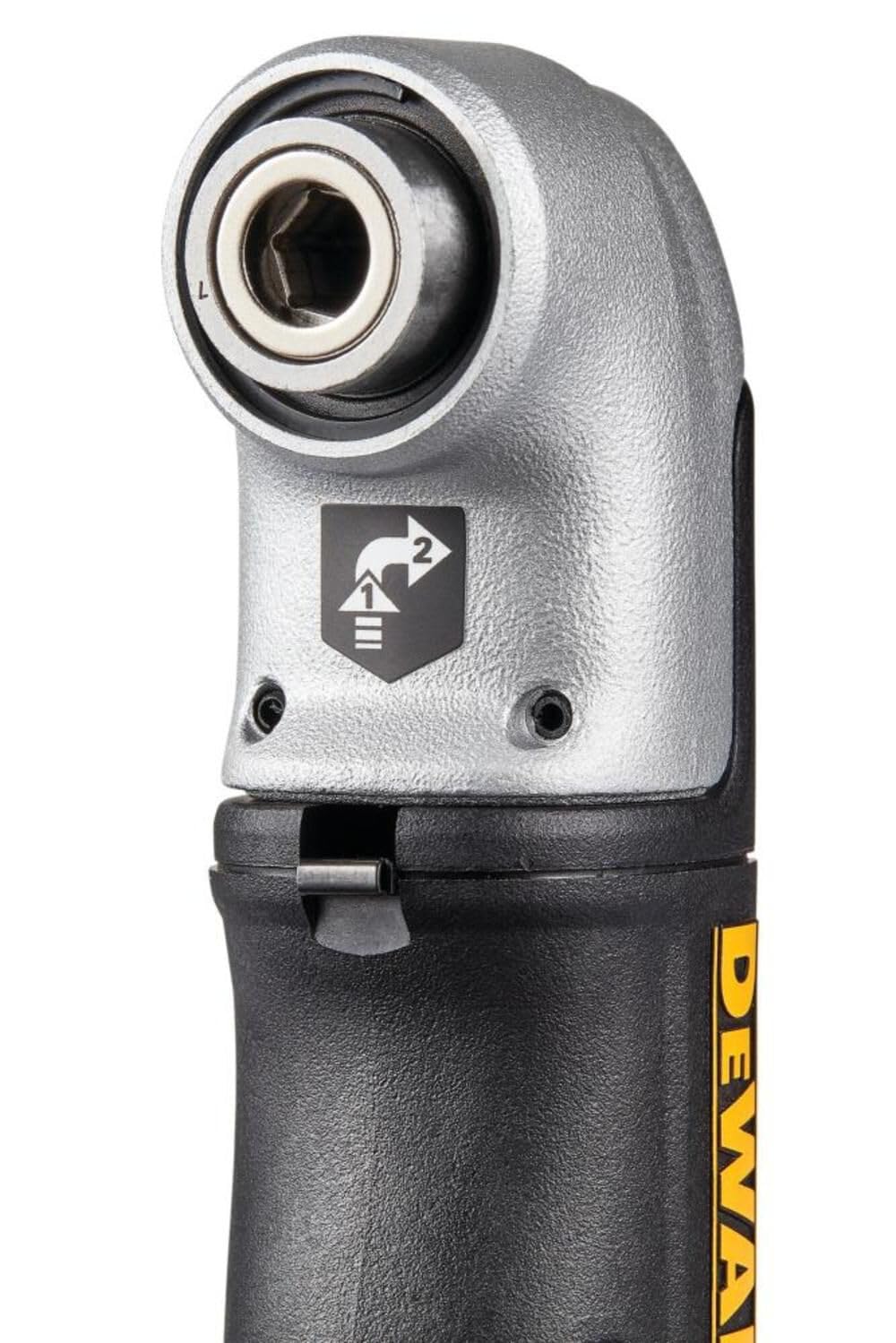 DEWALT FLEXTORQ Right Angle Drill Adaptor, 4-in-1 System, 12-Inch (DWAMRASETFT)