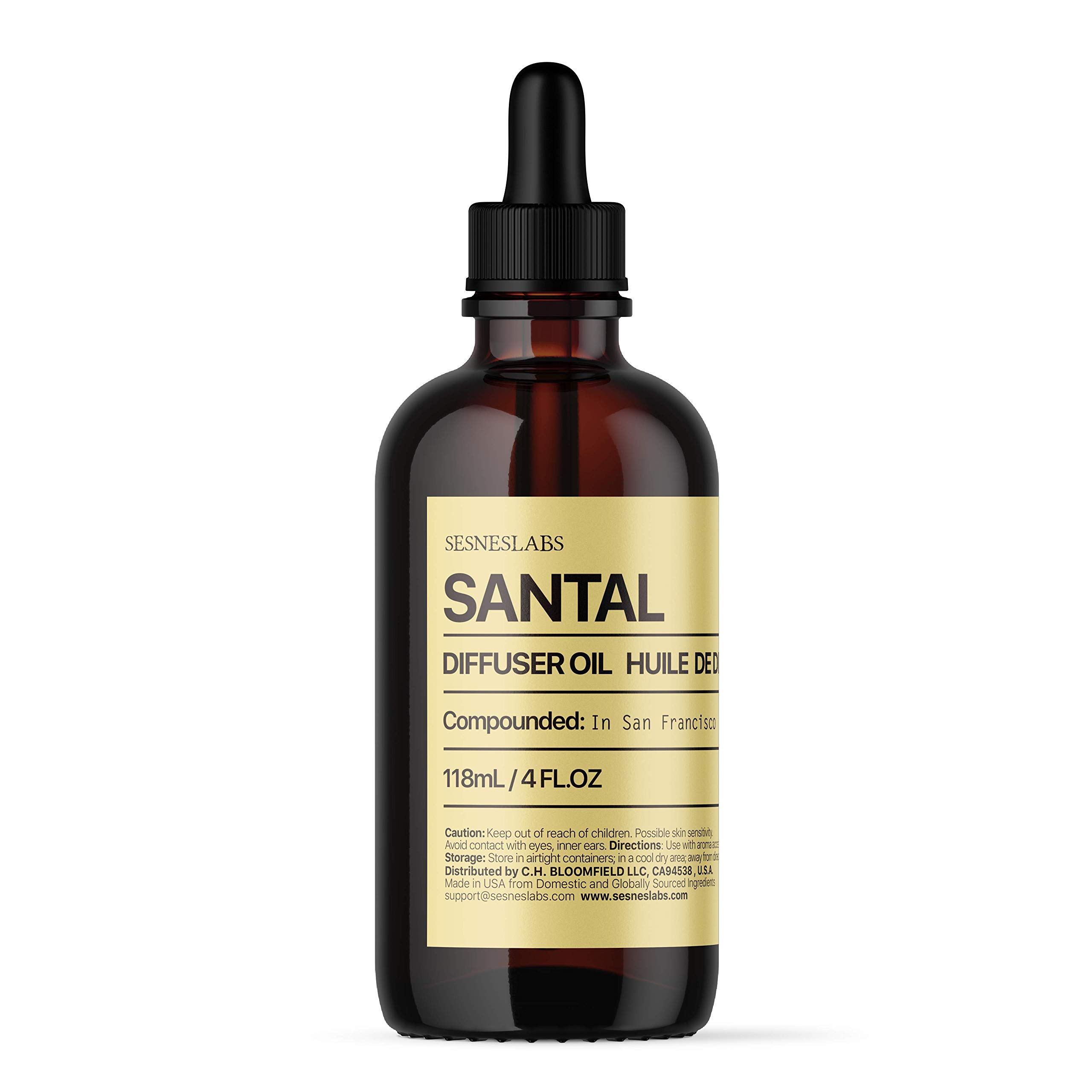 sesneslabs Santal Diffuser Oil, Niche Scent, Luxury