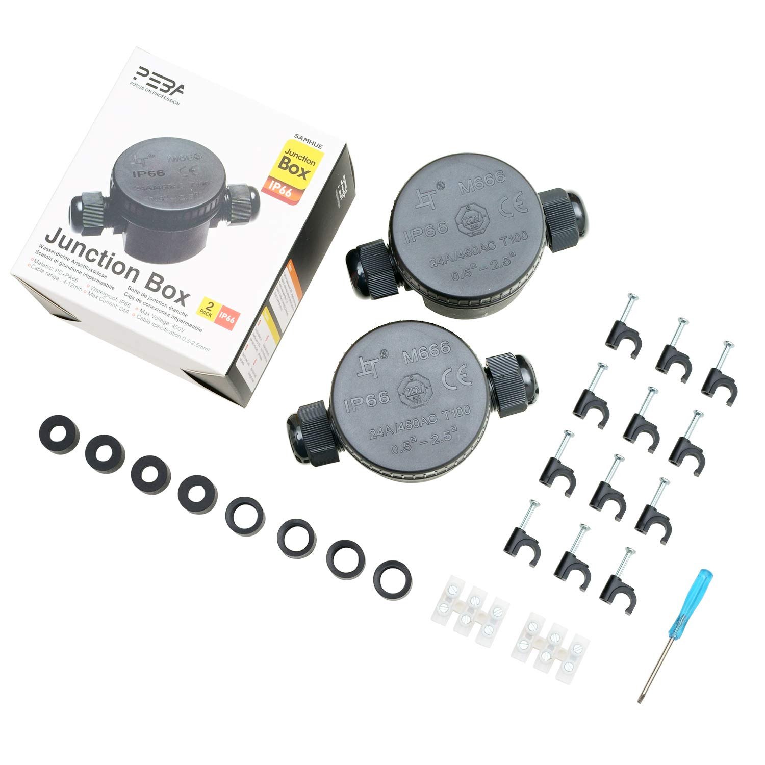 Wasserdicht Abzweigdose Erdkabel Kabelverbinder IP66 ...