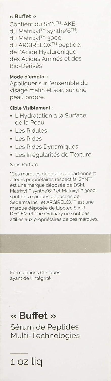 The Ordinary Buffet 30ml Amazon De Beauty