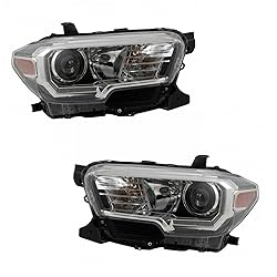 TRQ 2 Piece Headlight Assembly Set Driver