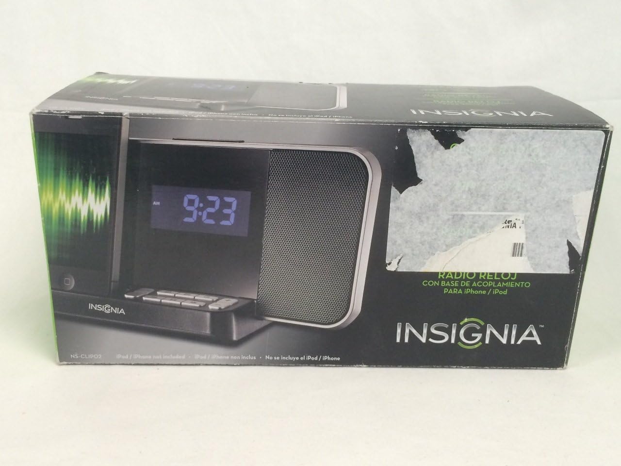 Insignia Clock Radio with dock for iPhone 4/4s Amazon.ca Electronics