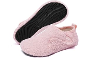 Heiiwarm Kids Toddler Slippers Winter Warm Indoor Slippers Lightweight House Shoes Bedroom Barefoot Socks House Slippers(Toddler/Little Kid/Big Kid)