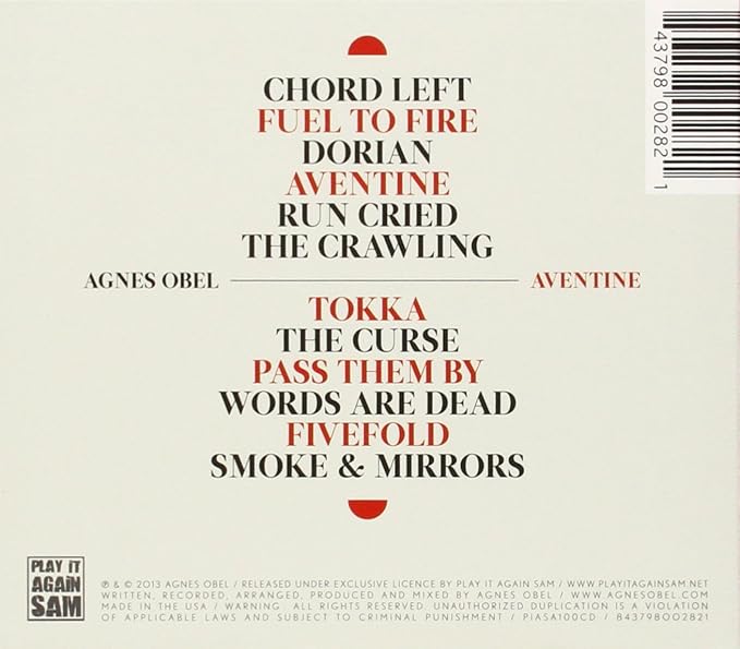 Aventine Obel Agnes Amazon Ca Music