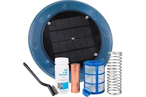 Poolzilla 90120-1 Pool Solar Ionizer System Effective up to 32,000 Gallons