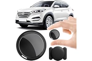 CHMQFCUP Mini GPS Tracker for Vehicles, Car GPS Tracking Device for Vehicles, Hidden Car Tracking Device No Subscription No Monthly Fee Real-Time GPS Tracking for Kids, Car, Pets(With Magnetic Waterproof Case)