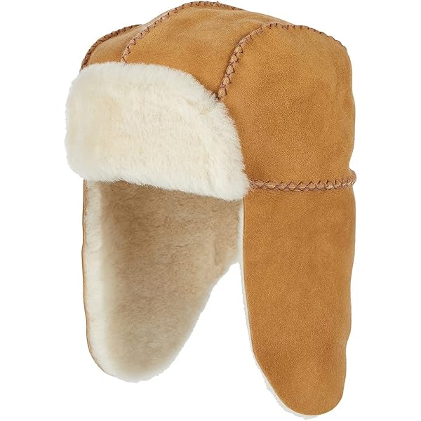 Amazon.com: UGG Women's Curly Sheepskin Cuff Hat : Clothing